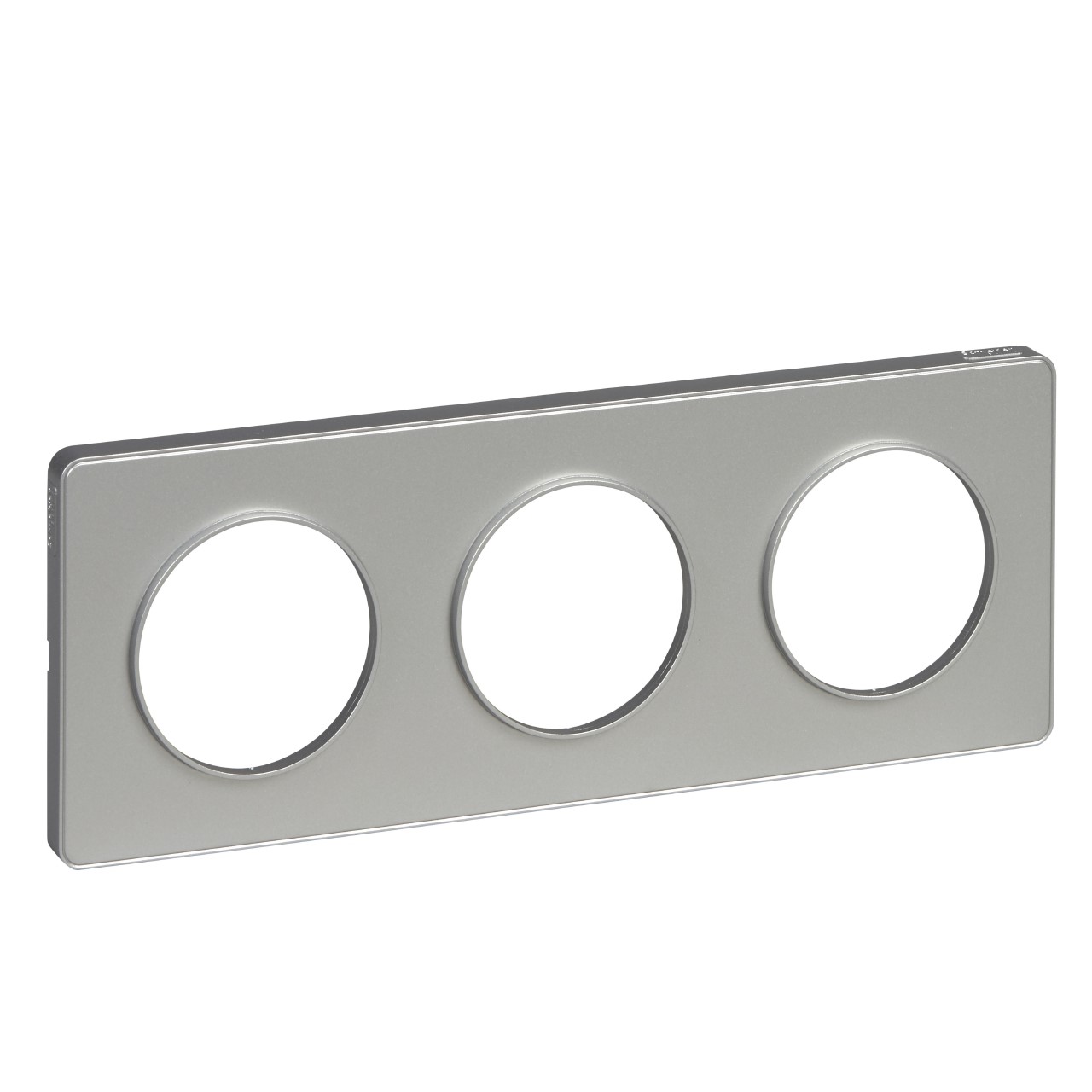 SCHNEIDER ELECTRIC - S530806 Odace Touch aluminium декоративна рамка тройна боядисан алуминий
