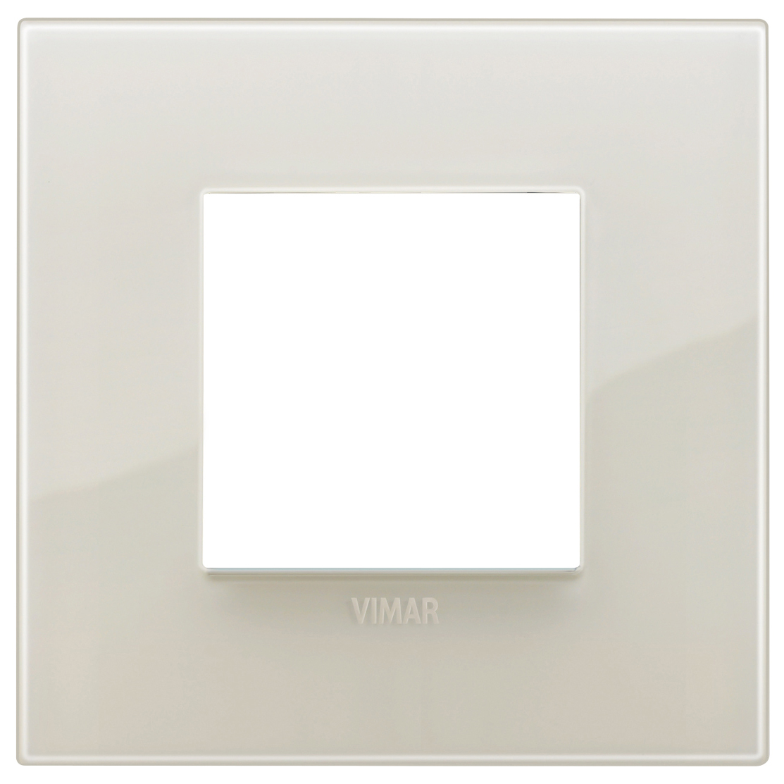 VIMAR - 19642.67 - Classic plate 2M Reflex ivory white