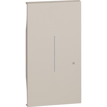 BTICINO - KM42M2 Lightable covers, for wireless light control item K4003CW. 2 modules - sand