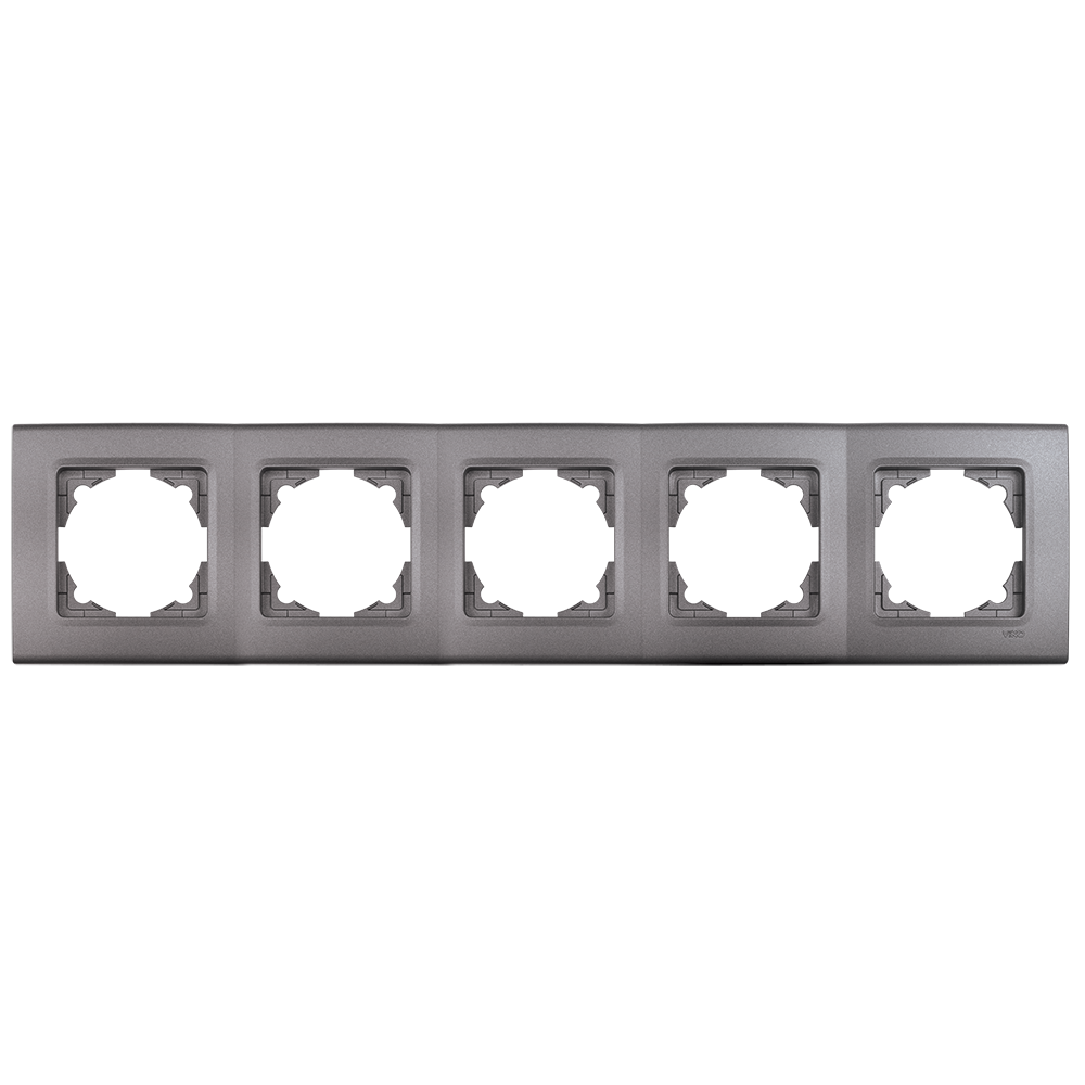 VIKO - Five-gang Frame  LINNERA LIFE granite 90482005-BG