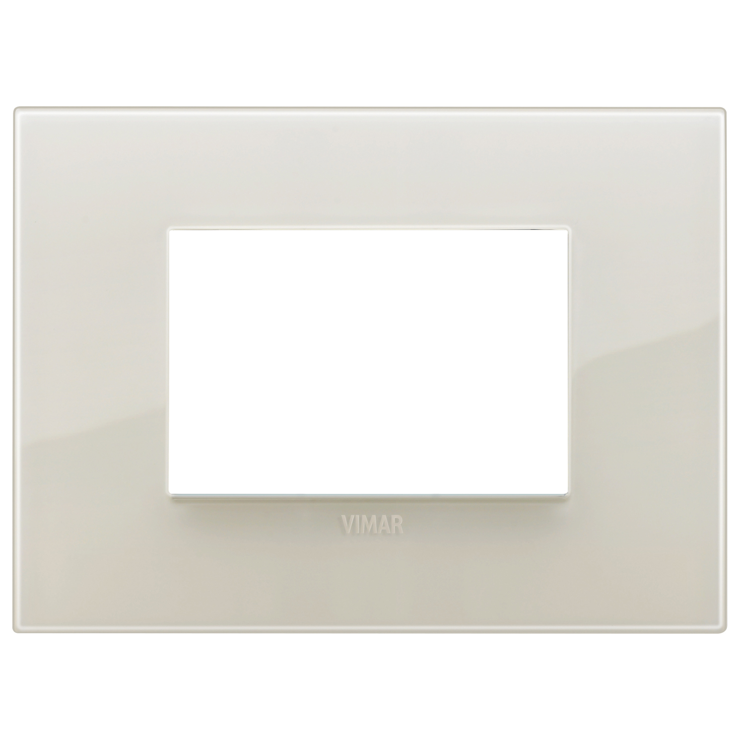 VIMAR - 19653.67 - Classic plate 3M Reflex ivory