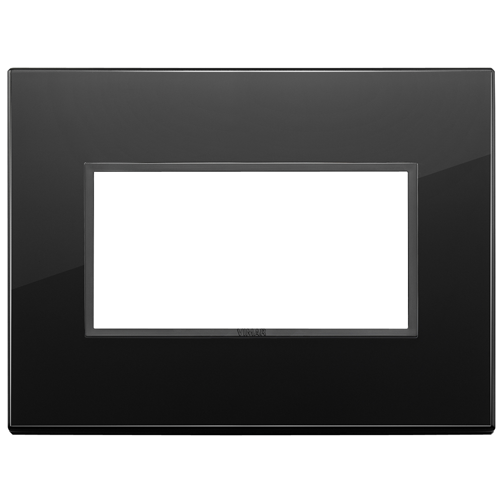 VIMAR - 21654.88 - Eikon EVO Рамка 4М италиански стандарт Total Black Diamond