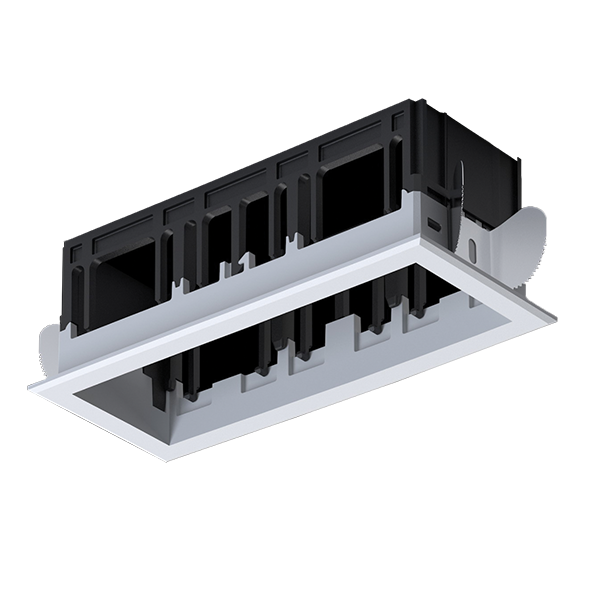 ELMARK - Console for 3 Grill COB Module White 92MOD3GR/WH