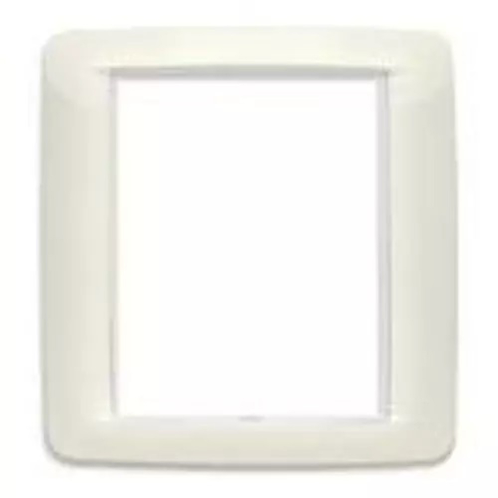 VIMAR - 20698.B01 - Eikon Chrome Round Рамка 8М италиански стандарт Artic white