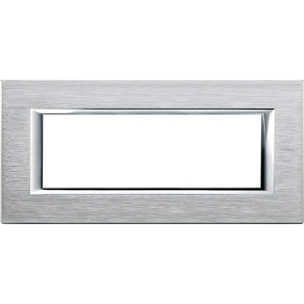 BTICINO - HA4806CR Rectangular cover plate 6 modules - chrome 