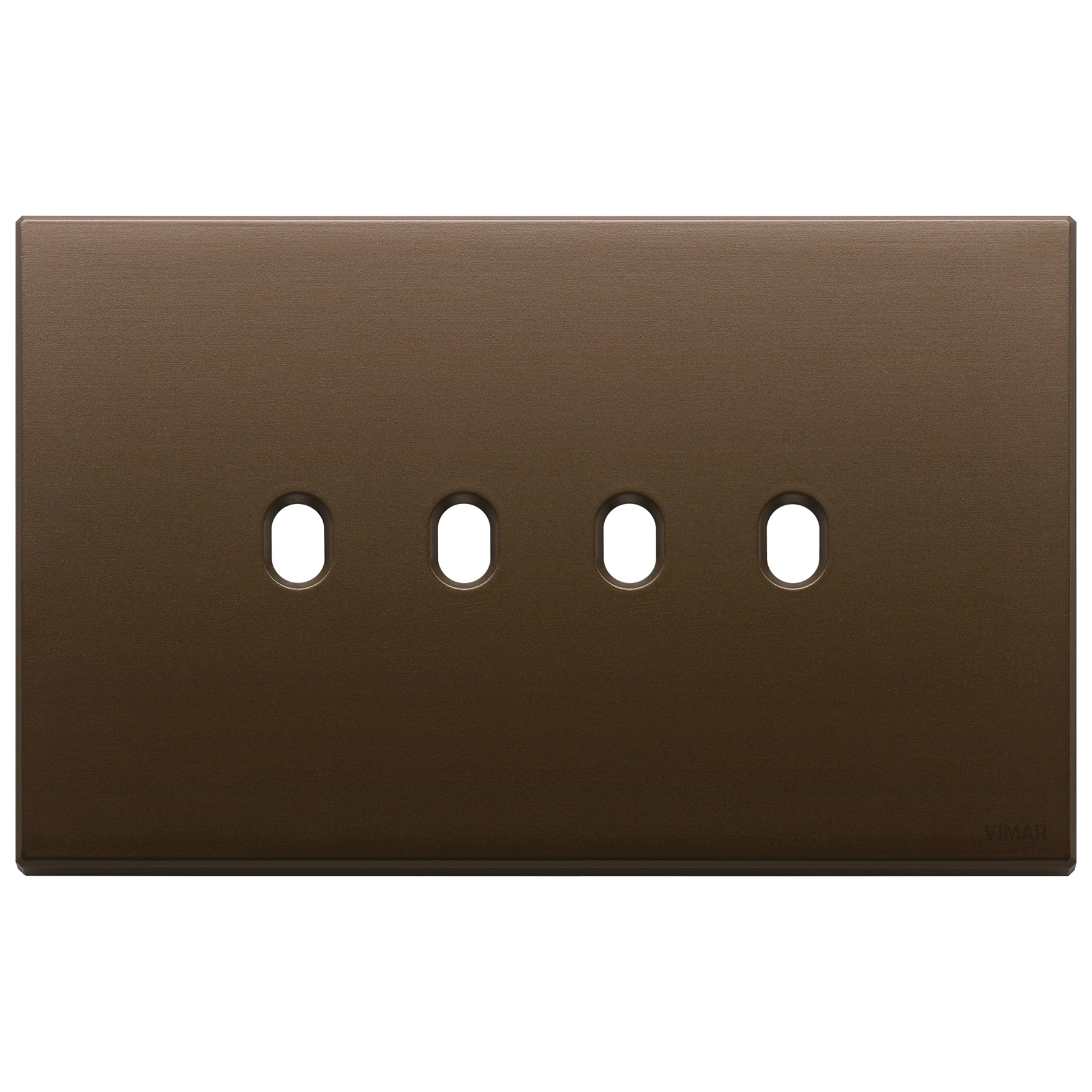 VIMAR - Plate 4Mx4 Vintage brushed dark bronze - 22674.4.12
