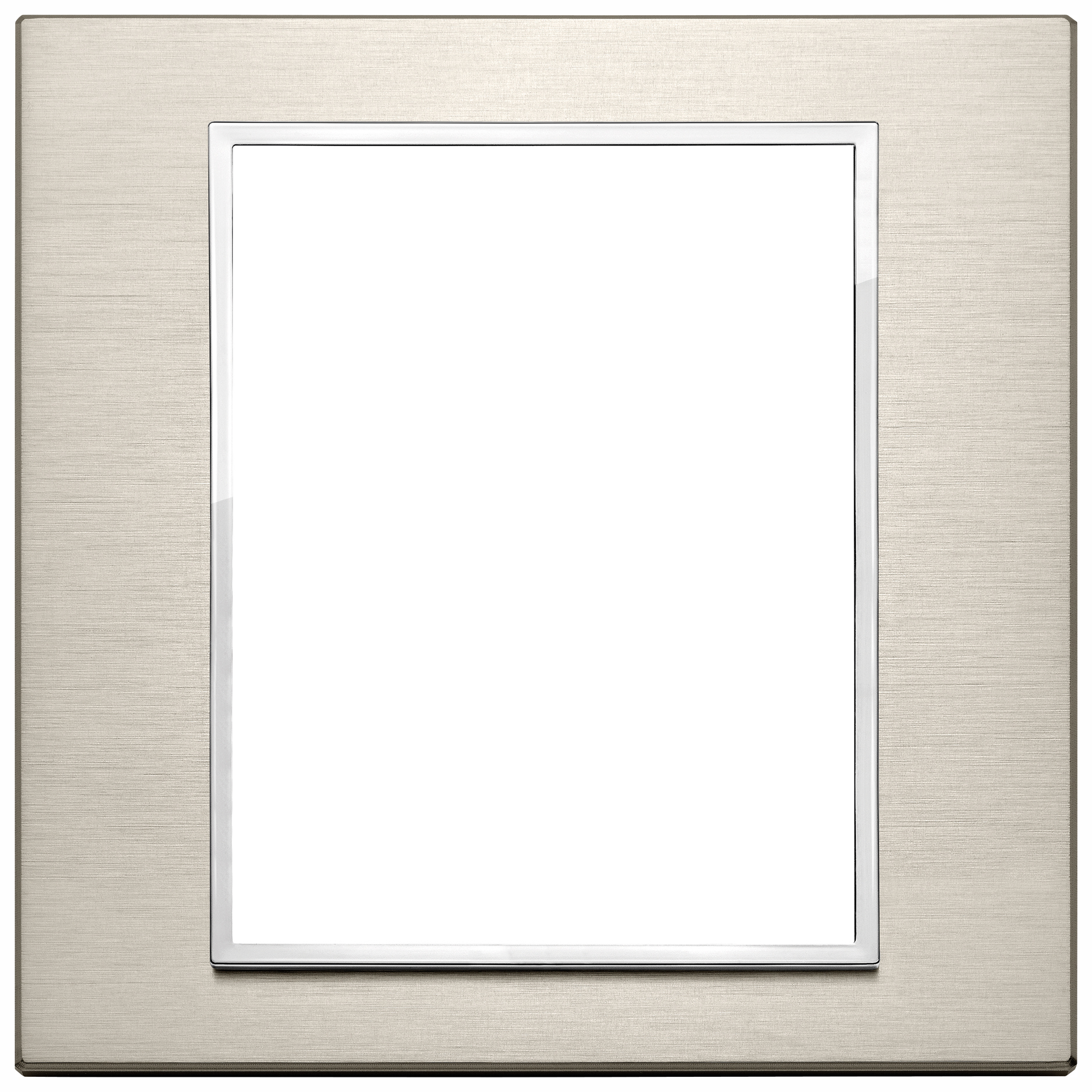 VIMAR - 21668.04 - Plate 8(4+4)M aluminium neutral bronze