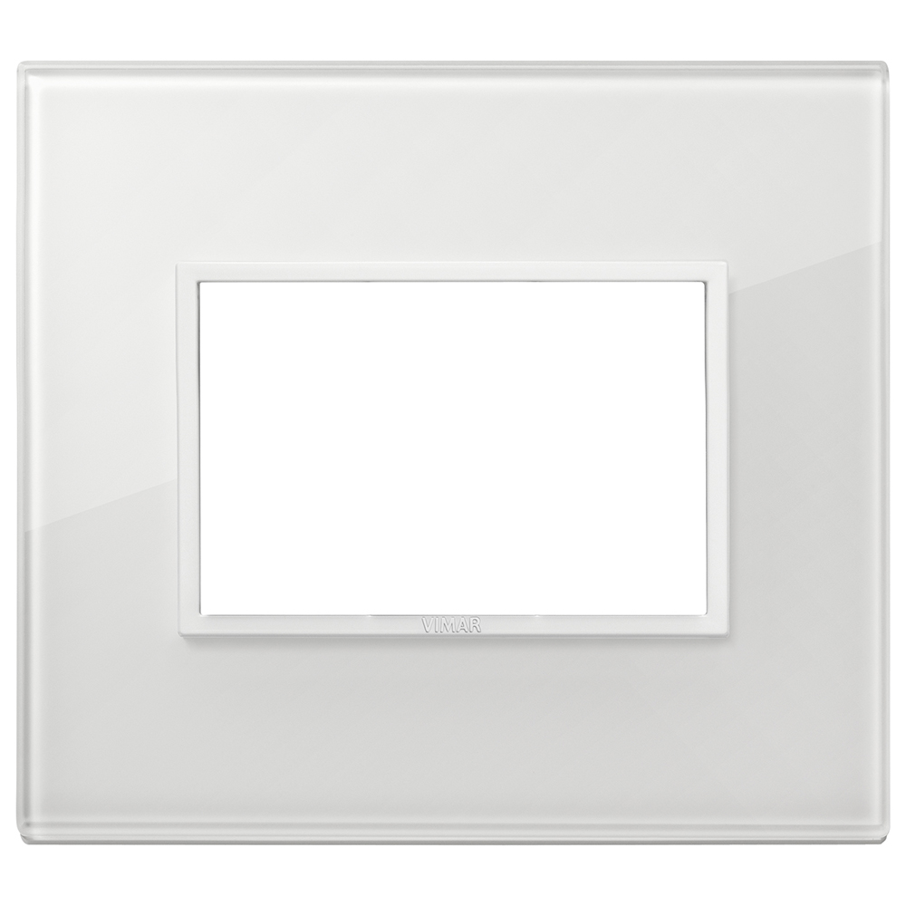 VIMAR - 21653.87 - Plate 3M crystal total white diamond