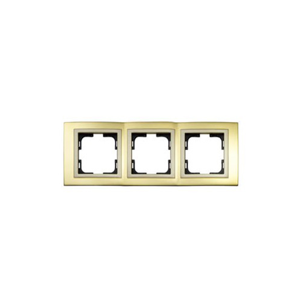 MONO ELECTRIC - MN-106-440000-160 Gold 1gang Frame Style Chrome