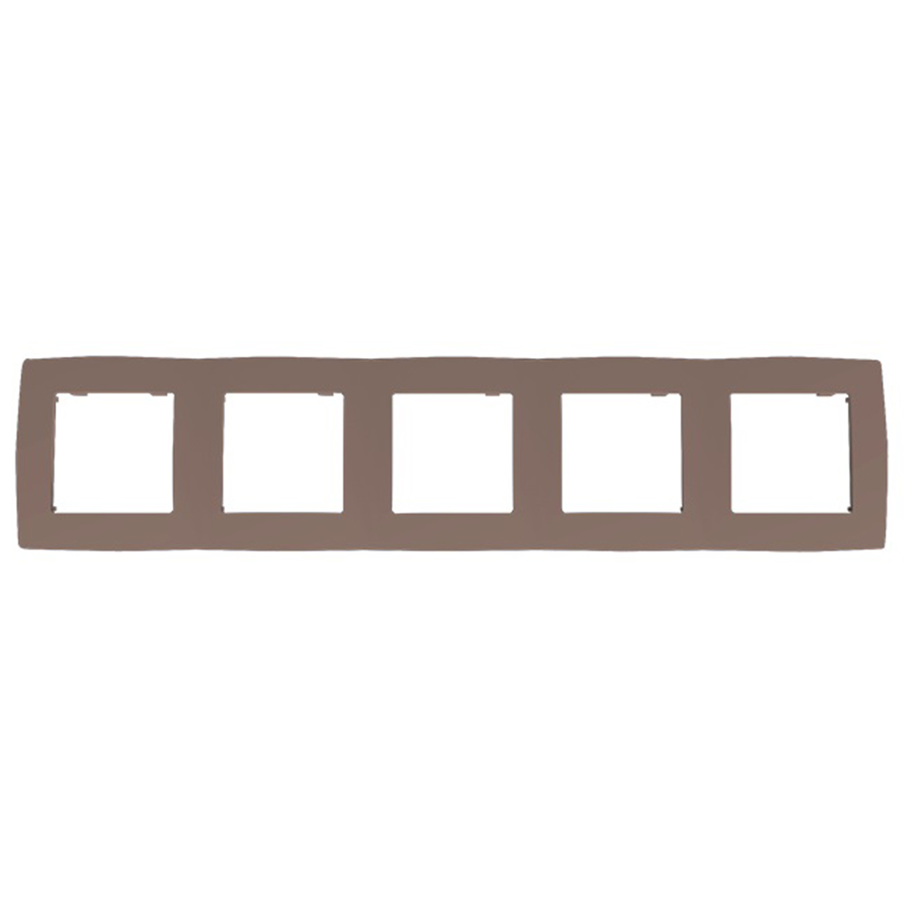 ACA LIGHTING - PRIME 5 GANG FRAME IP20 BEIGE 1000119411