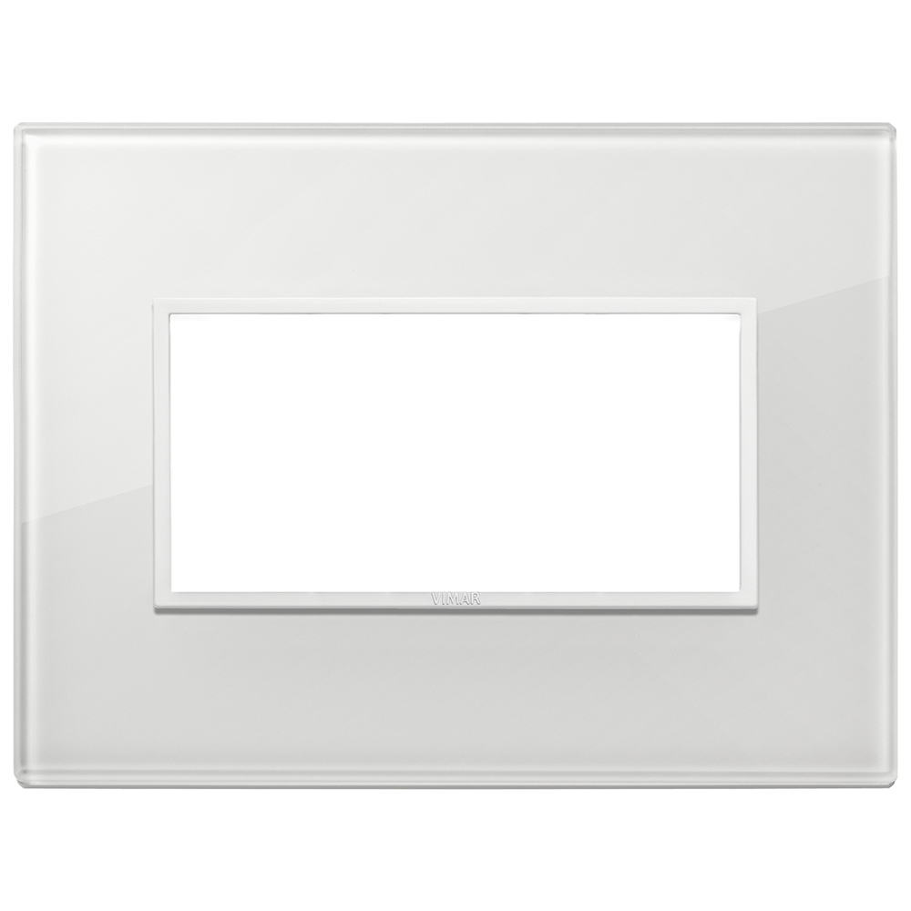 VIMAR - 21654.87 - Plate 4M crystal total white diamond