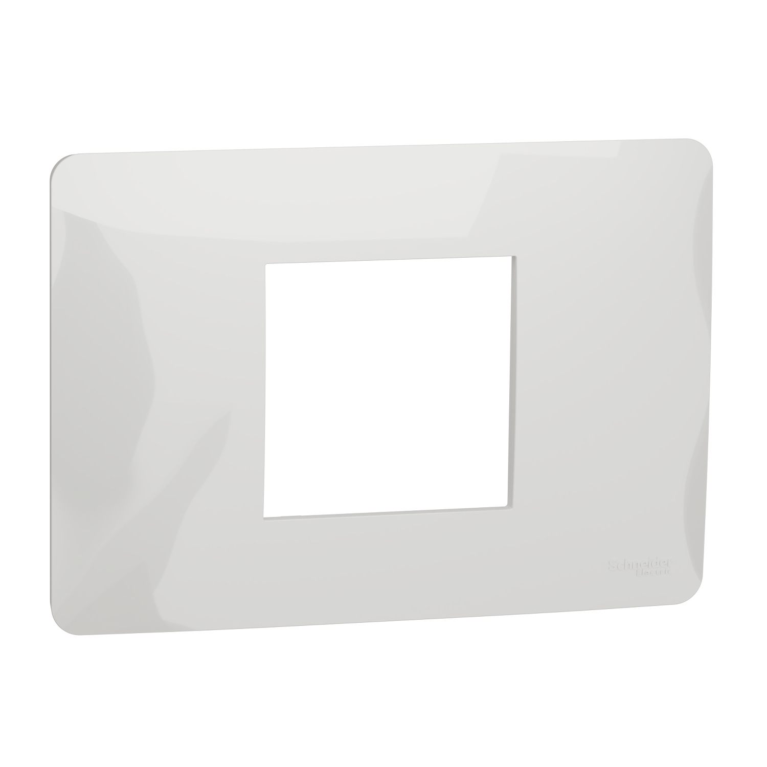 SCHNEIDER ELECTRIC - NU210218 New Unica - cover frame - 1 gang - 2 module - white