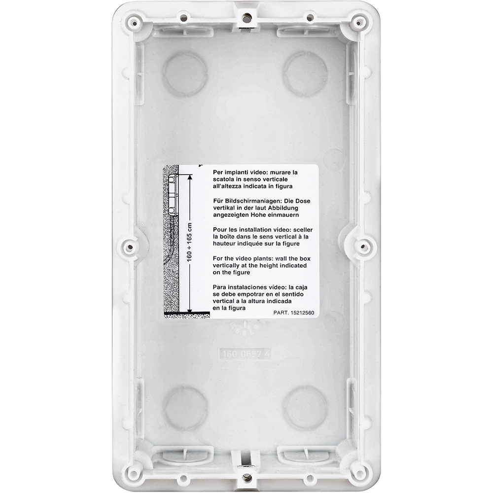 BTICINO - 350020 Plastic flush-mounting box 2 modules