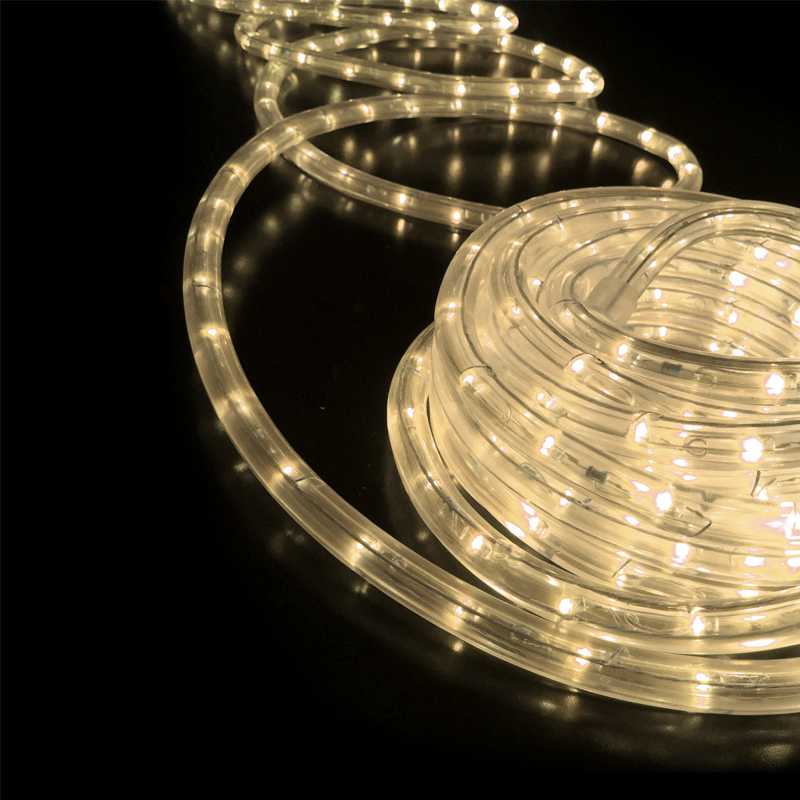 ACA LIGHTING - X0818122 WARM WHITE 3-WIRE LED ROPE LIGHT, REEL 50m 36L ...