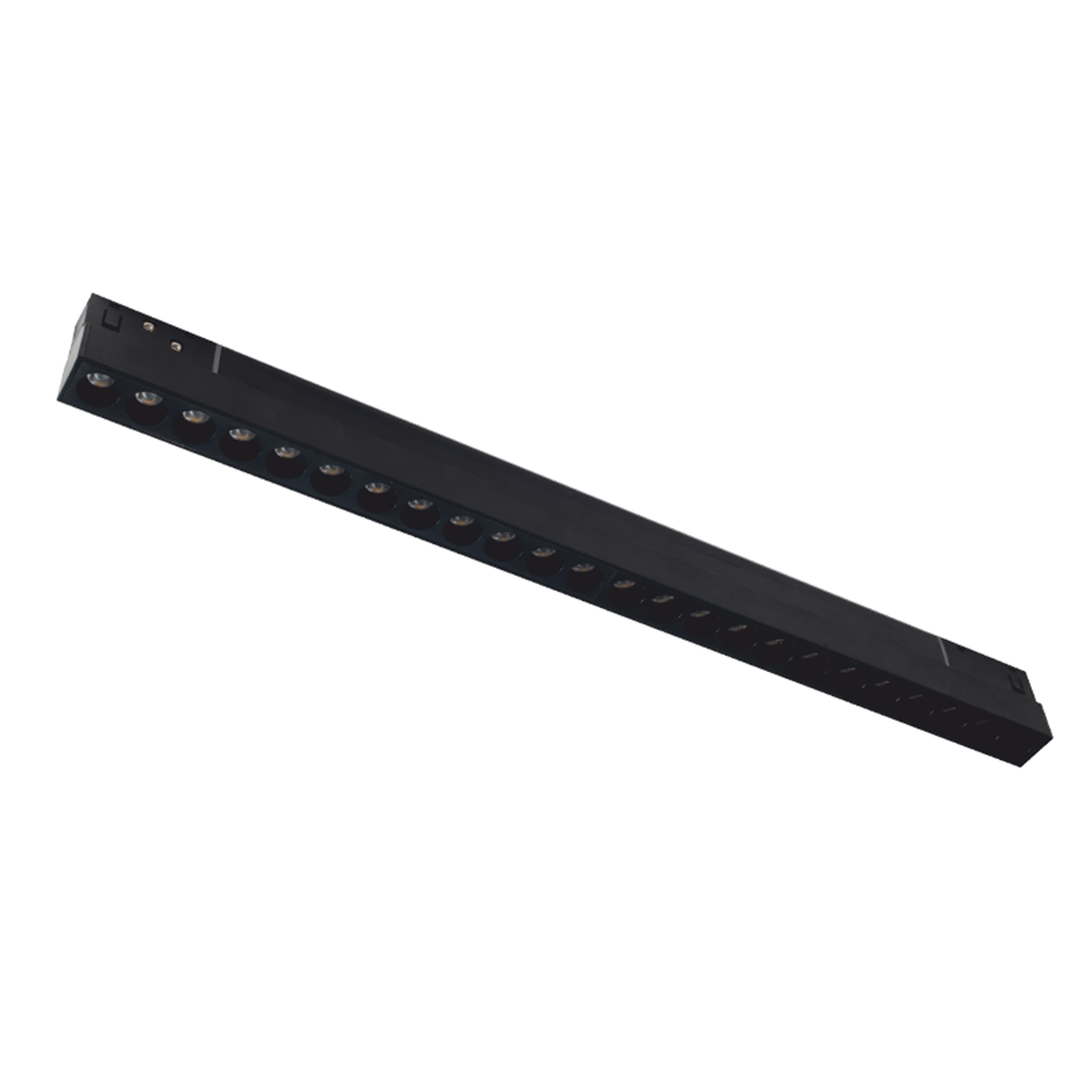 ACA LIGHTING - LED MAGNETIC LINEAR 48V DC 24W 4000K 2050LM 36° OSRAM RA90 L436MM MEYE2440B Black Matte
