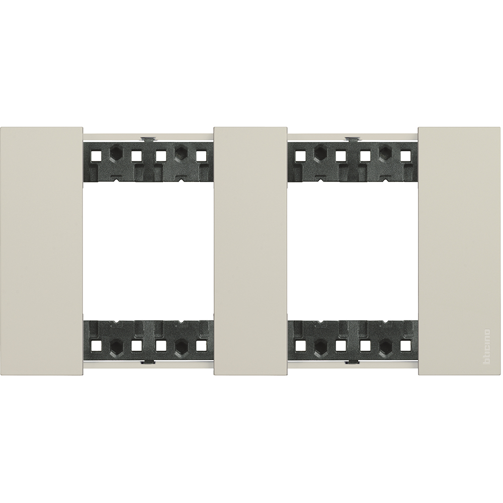 BTICINO - KA4802M2KM 2+2 modules Living Now cover plate - sand