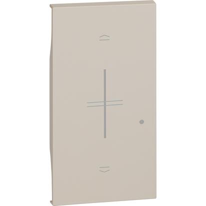 BTICINO - KM43M2 Lightable covers, for wireless shutter control item K4027CW. 2 modules - sand