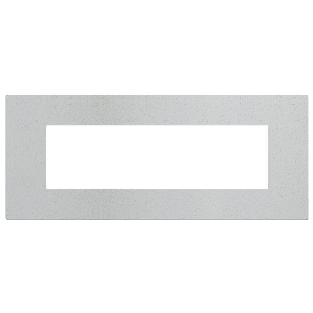 BTICINO - cover plate 7 modules White Mica Light Now YA4807WM
