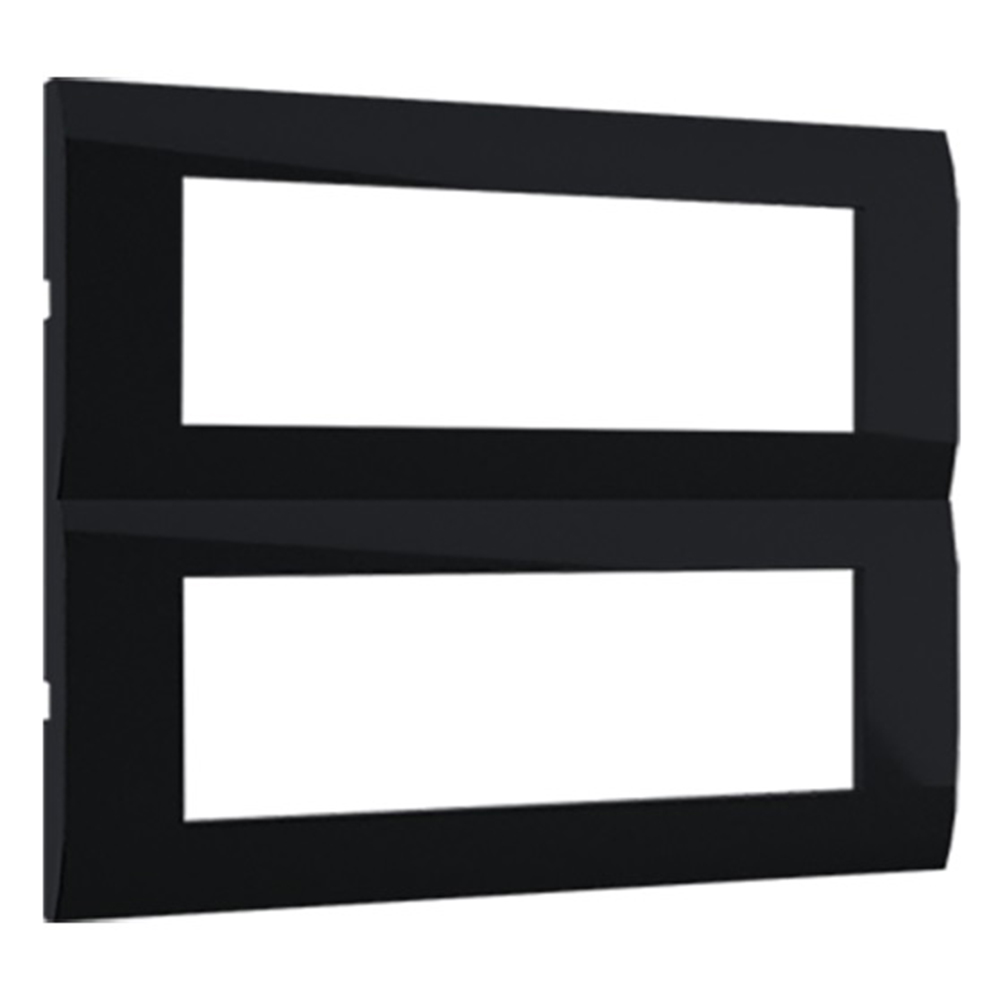 ACA LIGHTING - Рамка 2х7М италиански стандарт MODYS Черен мат 10101433478