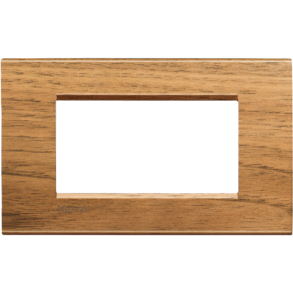 BTICINO - LNA4804LNC Рамка 4М Walnut дърво правоъгълна Livinglight