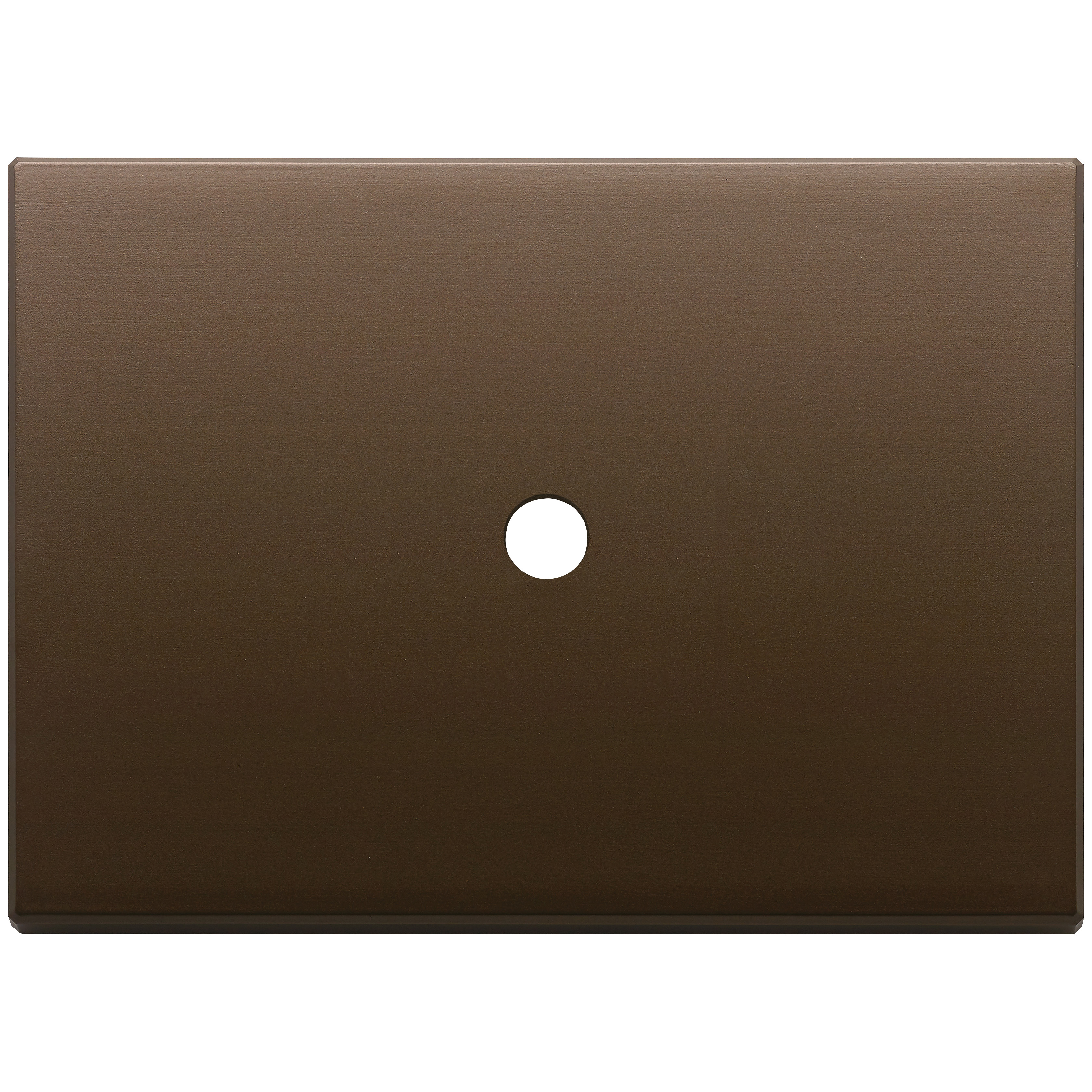 VIMAR - Plate 3Mx1 Tondo brushed dark bronze - 22683.RN.1.12