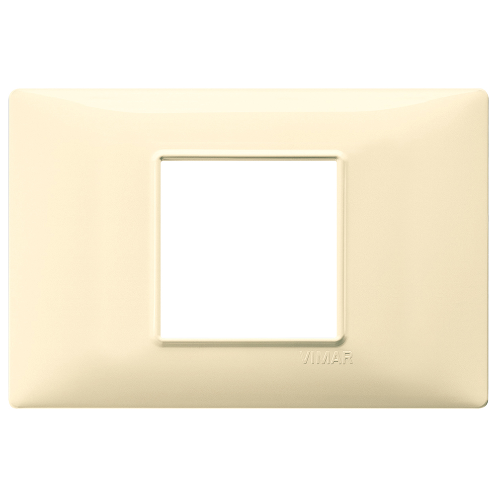 VIMAR - 14652.04 - Plate 2centrM techn. cream