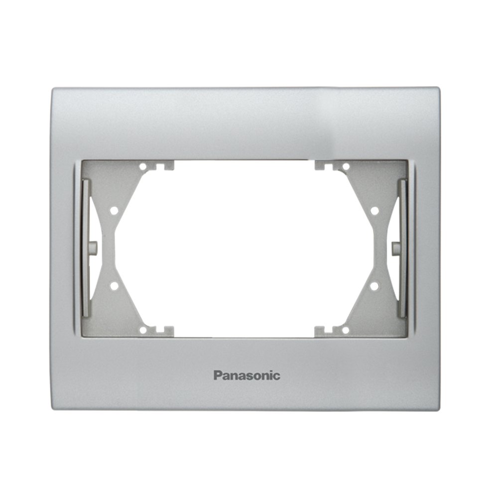 PANASONIC - Double Socket Frame Chrome Matt WBTF0809-5CM 