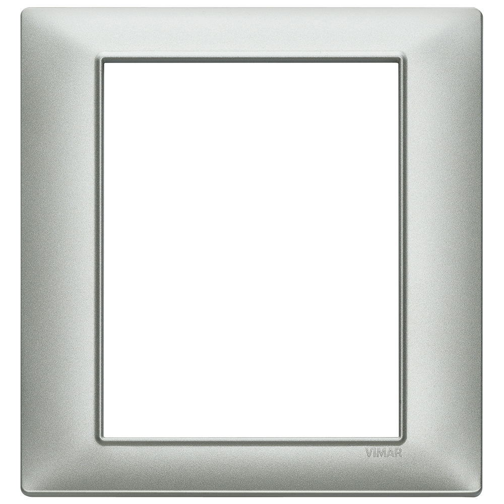 VIMAR - 14668.20 - Plate 8M techn. matt silver