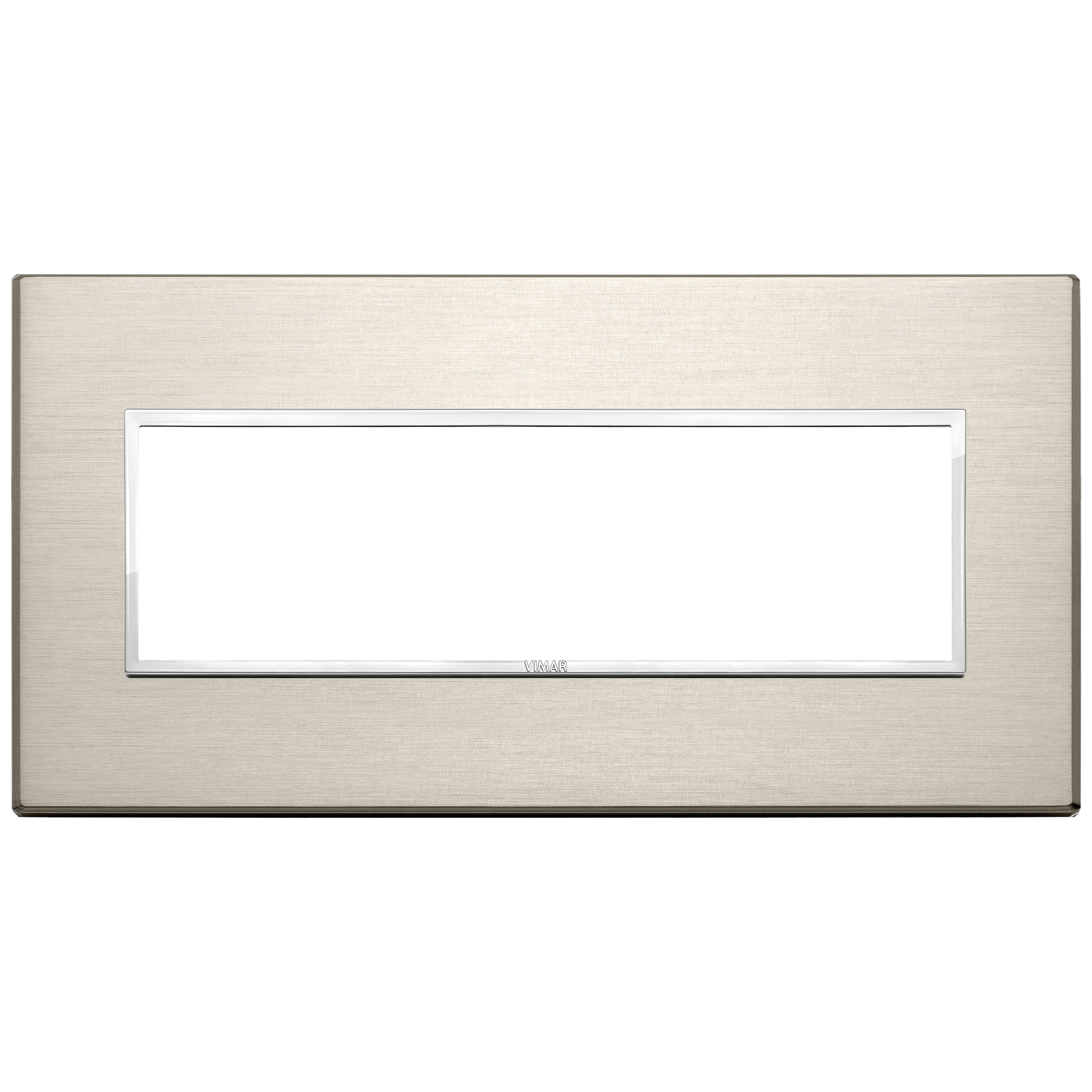 VIMAR - 21657.04 - Plate 7M aluminium neutral bronze