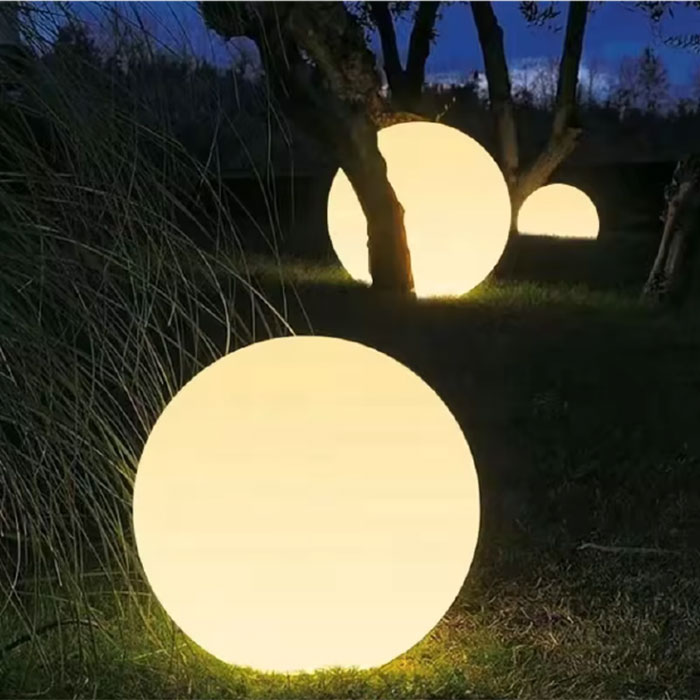 ACA LIGHTING - SOLB30RGBW LED RECHARGEABLE SOLAR BALL LAMP WITH CHARGER