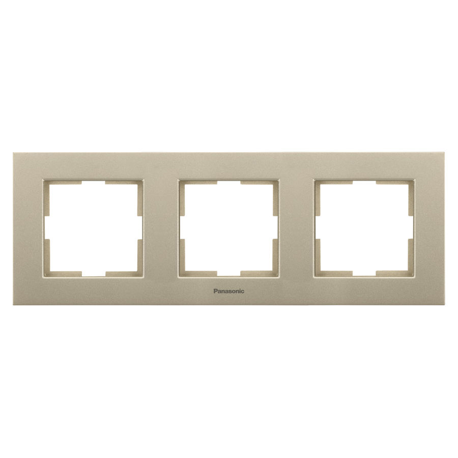 PANASONIC - 3 Gang Frame Horizontal WKTF08032BR‐EU1 bronze