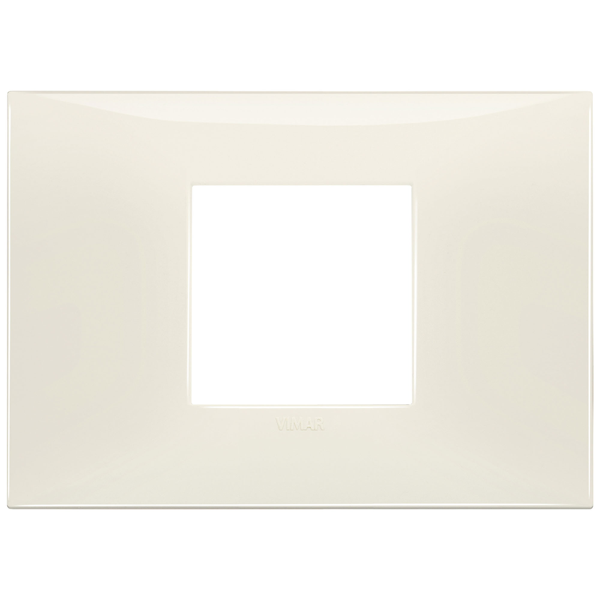 VIMAR - 09672.02 cover plate - 2 centered module ivory color NEVE UP
