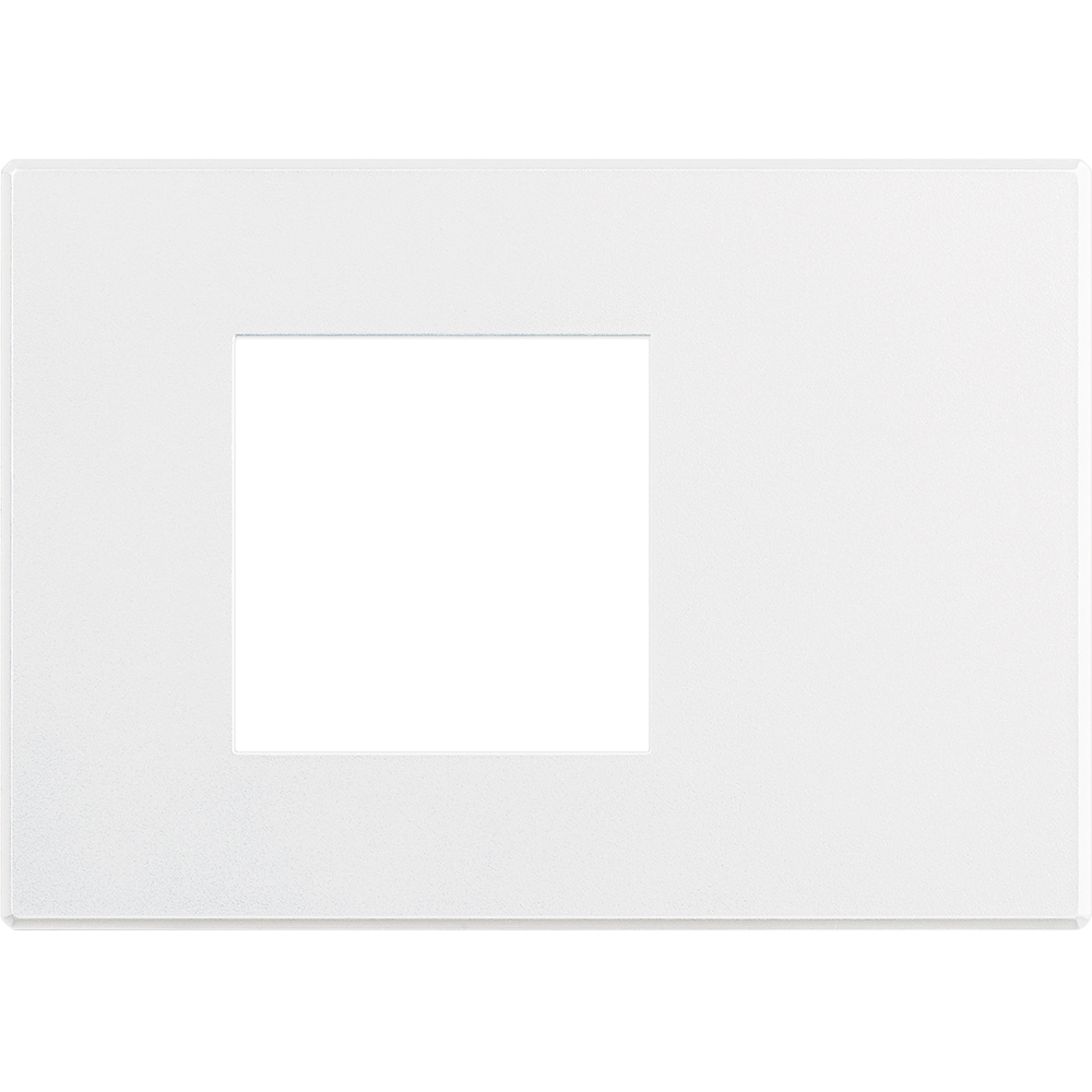 BTICINO - HW4819AW Cover plate Axolute Air 2 modules - opaque white - painteable