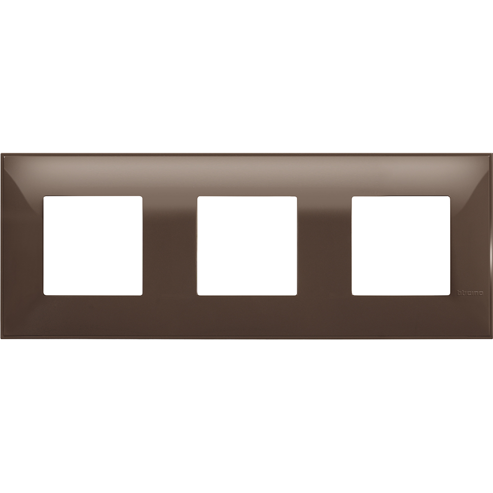 BTICINO - R4802M3MK cover plate - 2+2+2 horizontal/vertical installation modules - Moka