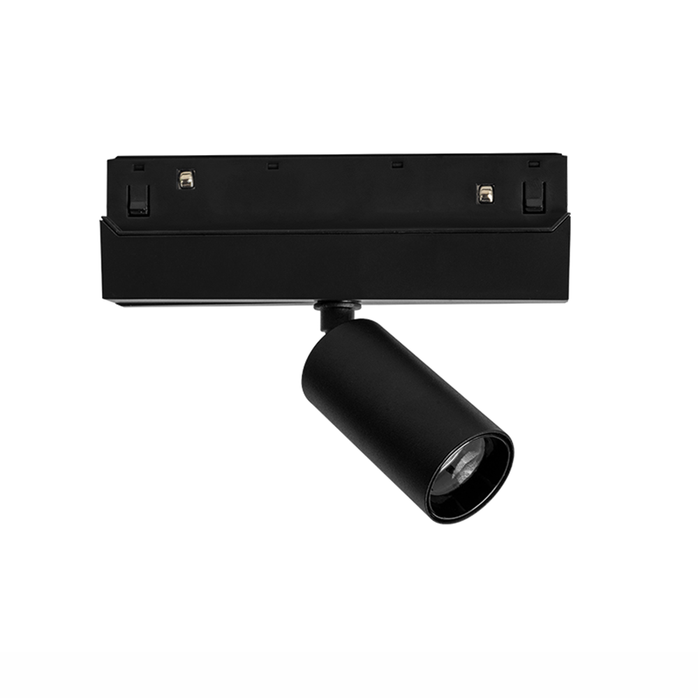 ACA LIGHTING - LED MAGNETIC MINI SPOT LIGHT 48V DC 6W 3000K 600LM 24° OSRAM RA90 Φ30*60MM HUBEM630B Black