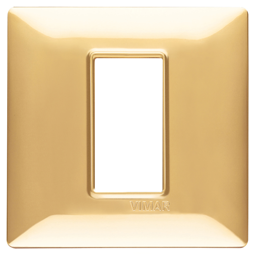 VIMAR - 14641.24 - Plate 1M techn. polished gold
