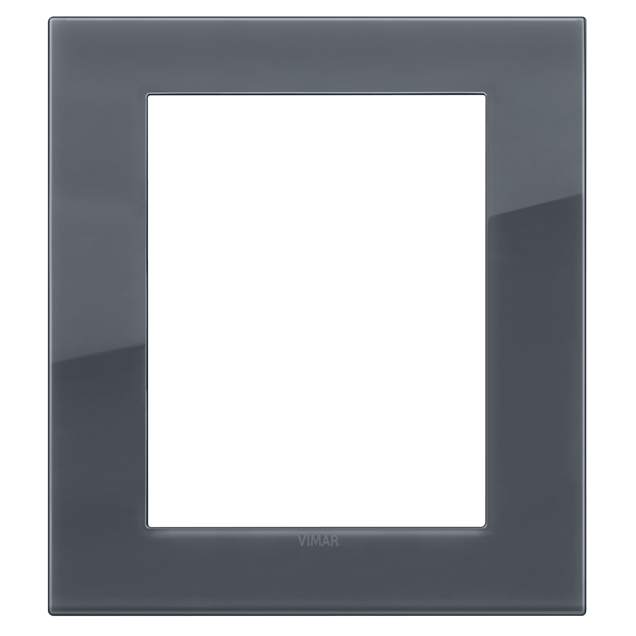 VIMAR - 19668.61 - Classic plate 8M Reflex smoke grey