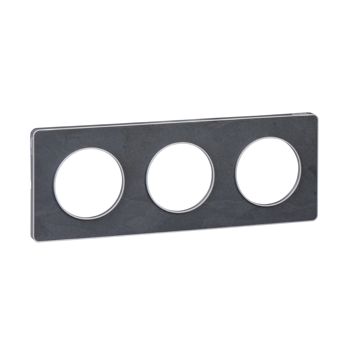 SCHNEIDER ELECTRIC - S530806V Odace Touch aluminium декоративна рамка тройна камък
