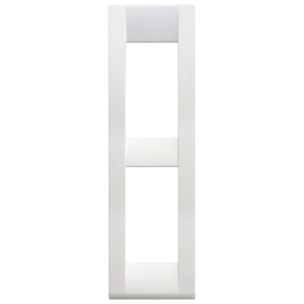 VIMAR - 16782.01 - Classica plate 2Mpan metal white