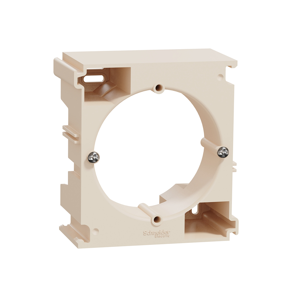 SCHNEIDER ELECTRIC - SDD112902 Sedna Design- 1-gang expantion surface mounting box - beige
