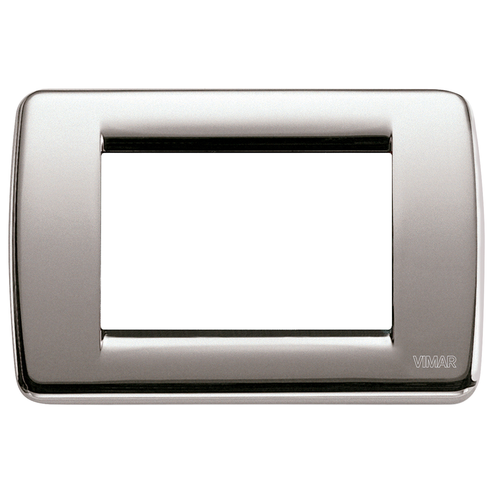 VIMAR - 16753.34 - IDEA Rondò Рамка 3М италиански стандарт Brushed nickel