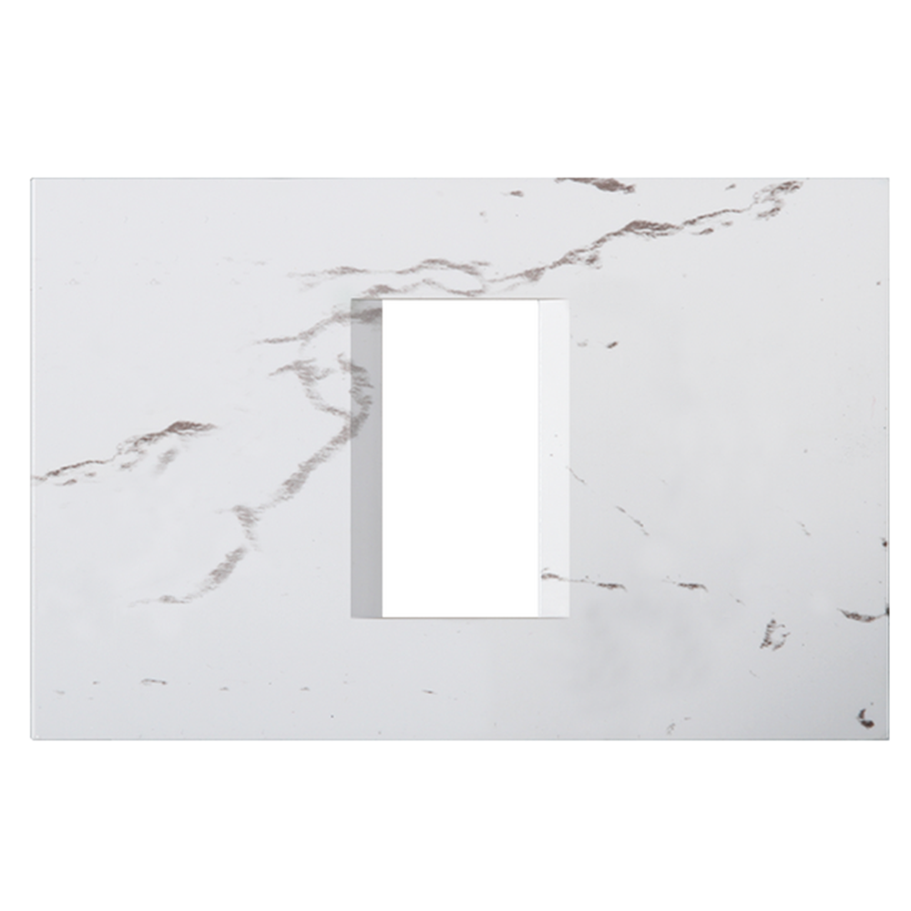 TEM - OL13SW Frame 1/3M, color White stone, Modul