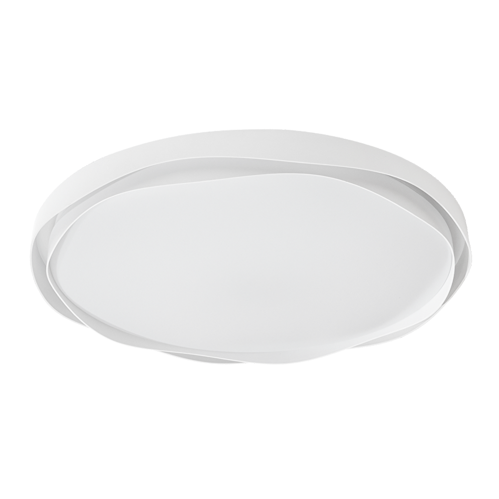 ULTRALUX - LED dimmable SCT ceiling light with remote control white ...