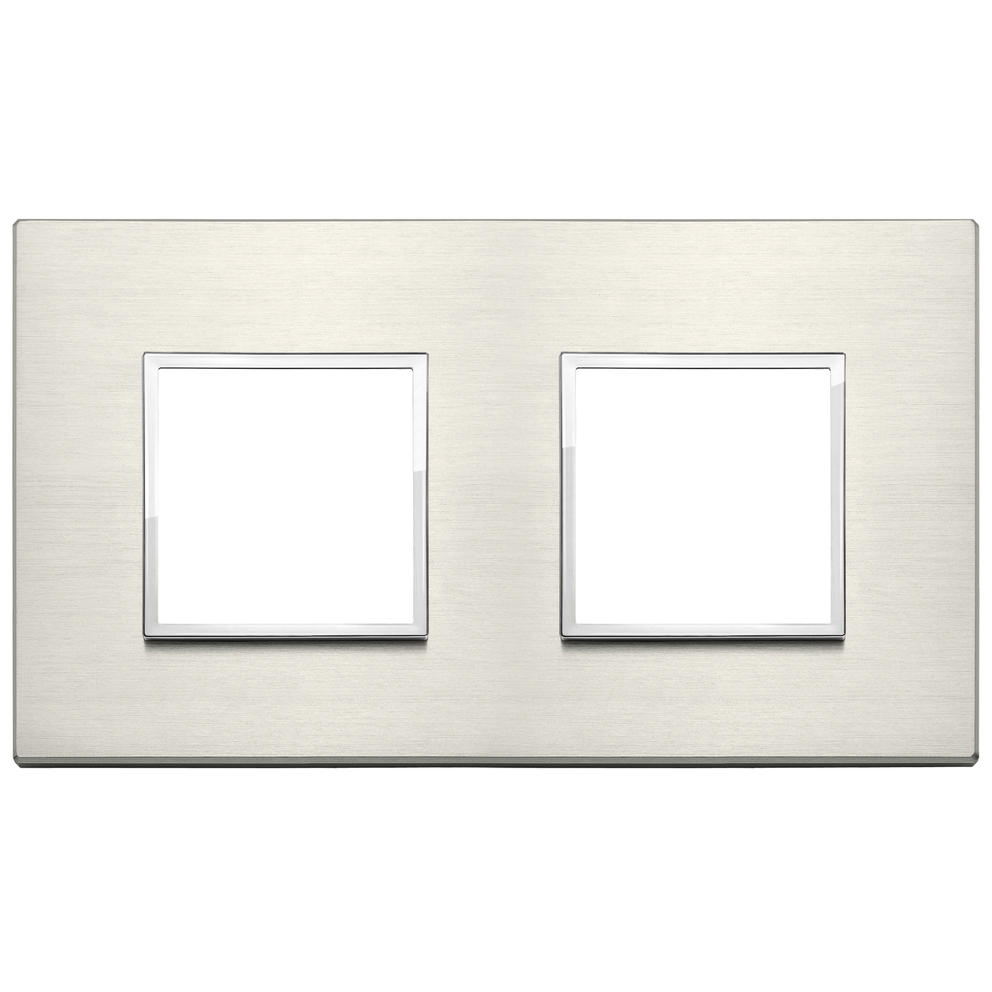 VIMAR - 21643.08 - Plate 4M (2+2) 71mm titanium