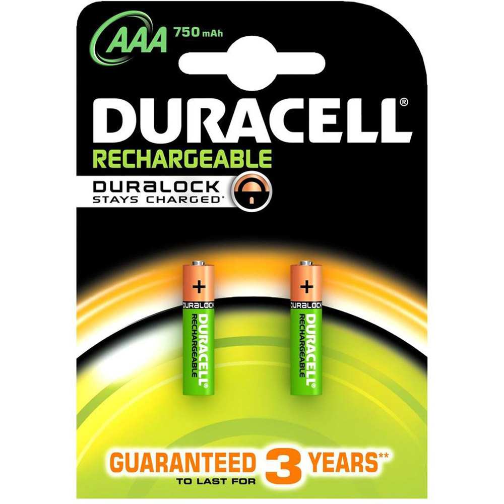 DURACELL - Батерия ААA акумулаторни 750mAh 2бр в пакета  DURAAAR750