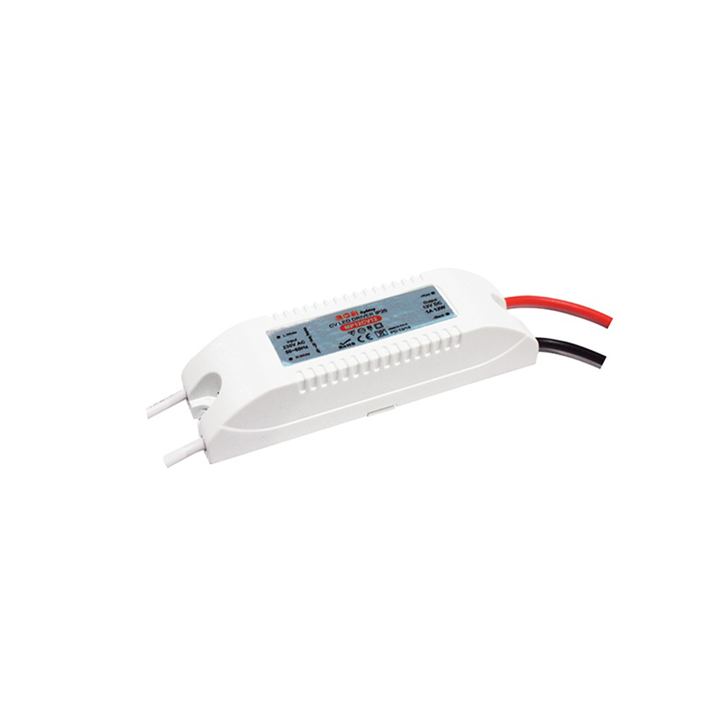 ACA LIGHTING - MINI PLASTIC CV LED DRIVER 12W 230V AC-12V DC 1A IP20 ...