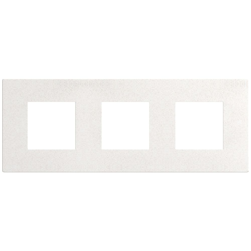 BTICINO - cover plate 2+2+2 modules White Fiber Light Now YA4802M3WV