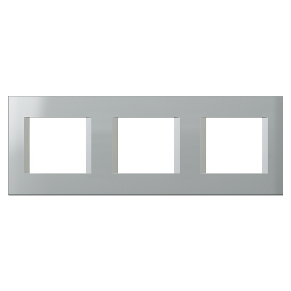 TEM - OL26ES Frame 2+2+2M, color Silver, Modul