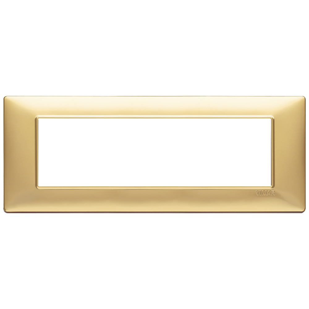 VIMAR - 14657.25 - Plate 7M techn. matt gold