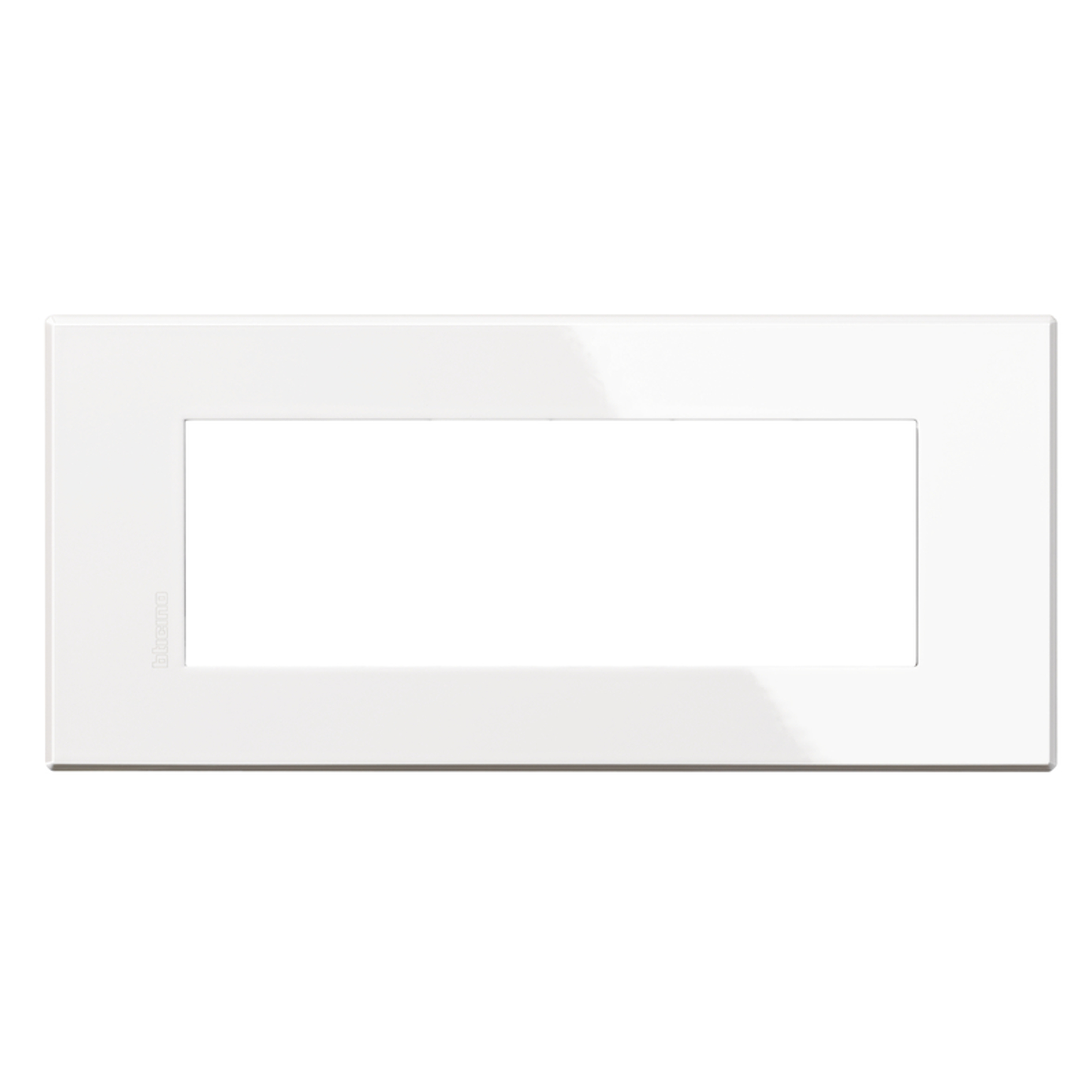 BTICINO - HW4806HD Cover plate Axolute Air 6 modules - white - material: metal
